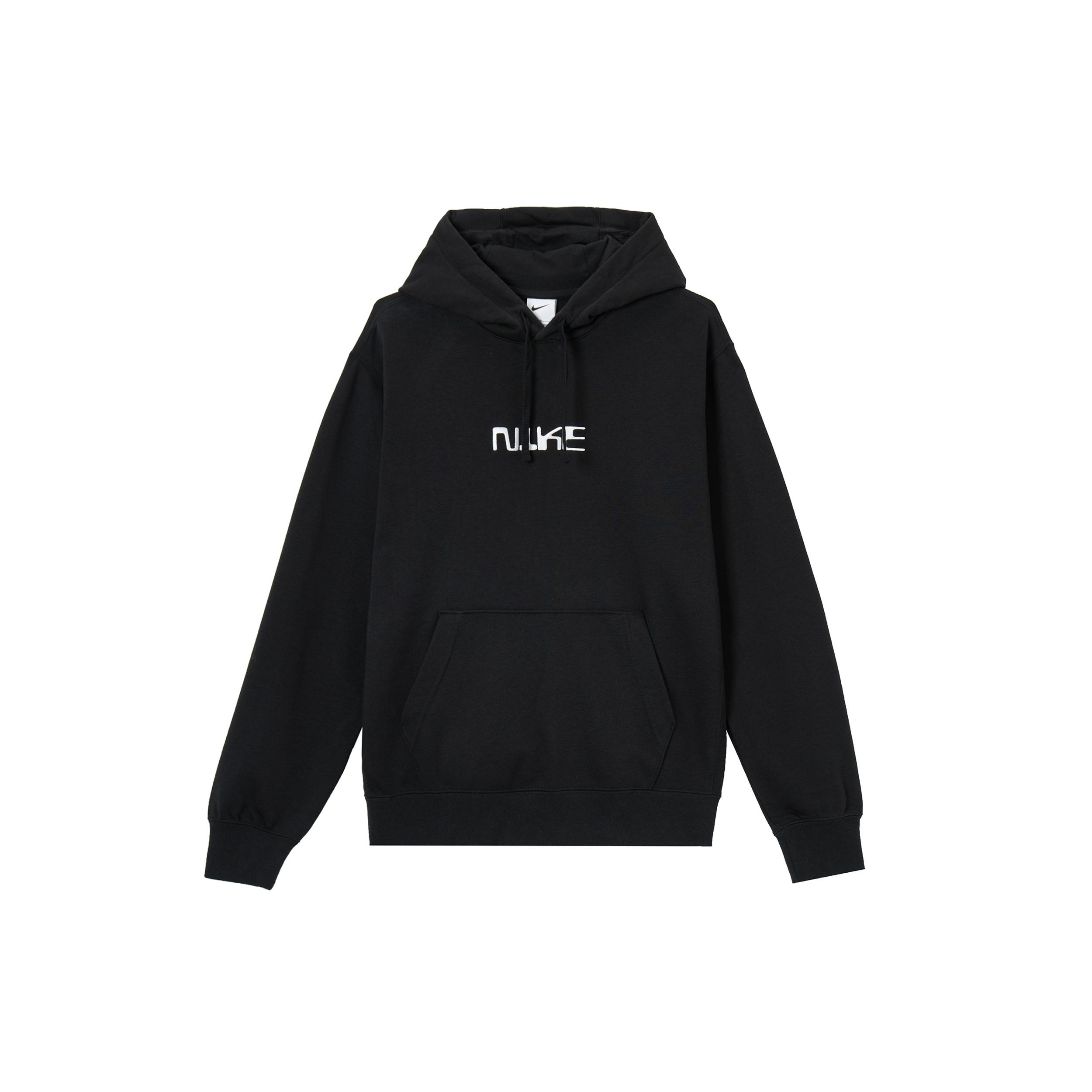 Nike Club Fleece Pullover Soccer Hoodie Black Men s FB6575-010 L