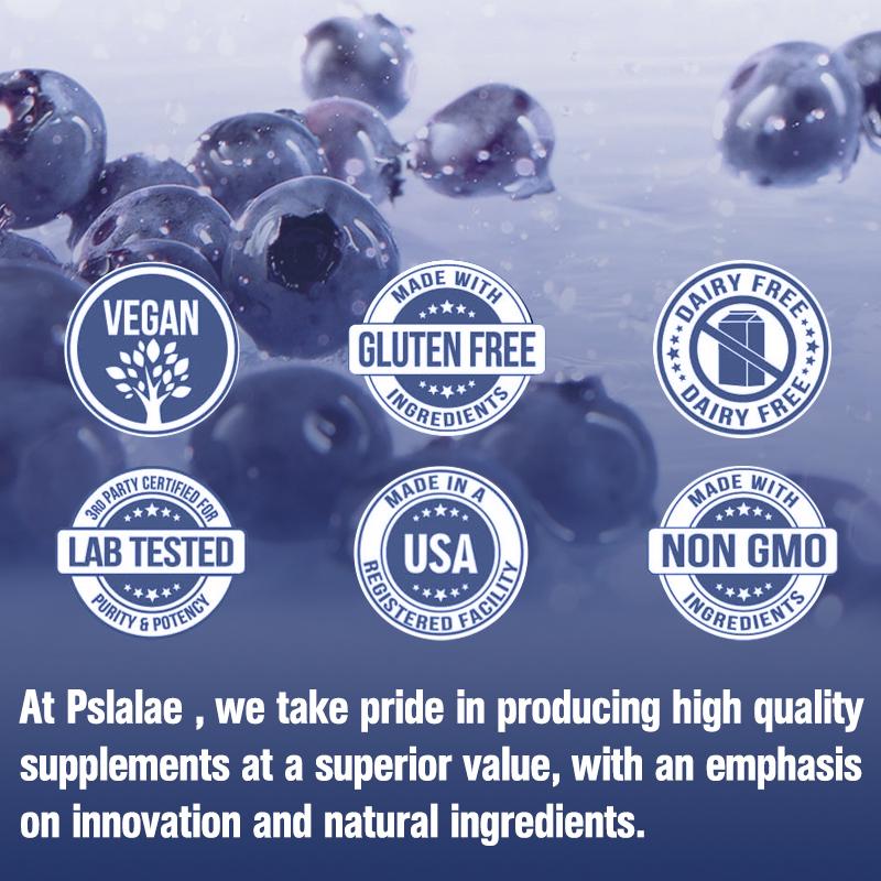 Wild Blueberry Strength 10:1 Extract Capsules - Antioxidant,Vision Health