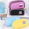 Creative Dopamine Color Dog Pencil Case Large Capacity Multi-layer Storage Pencil Box Multi-functional Stationery Storage Bag