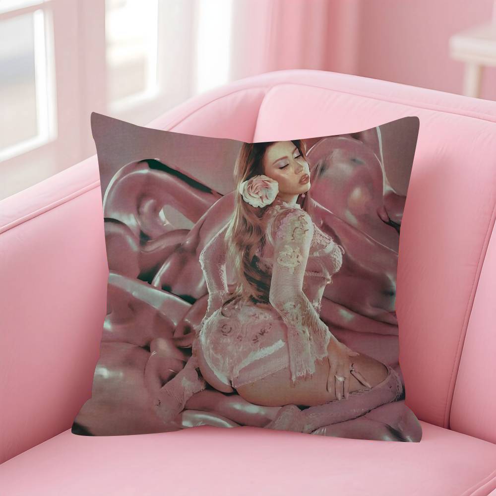 Singer Pop K-Kali Uchis Pillow Gift Home Office Decoration Bedroom Sofa Car Cushion Cover Case 45X45
