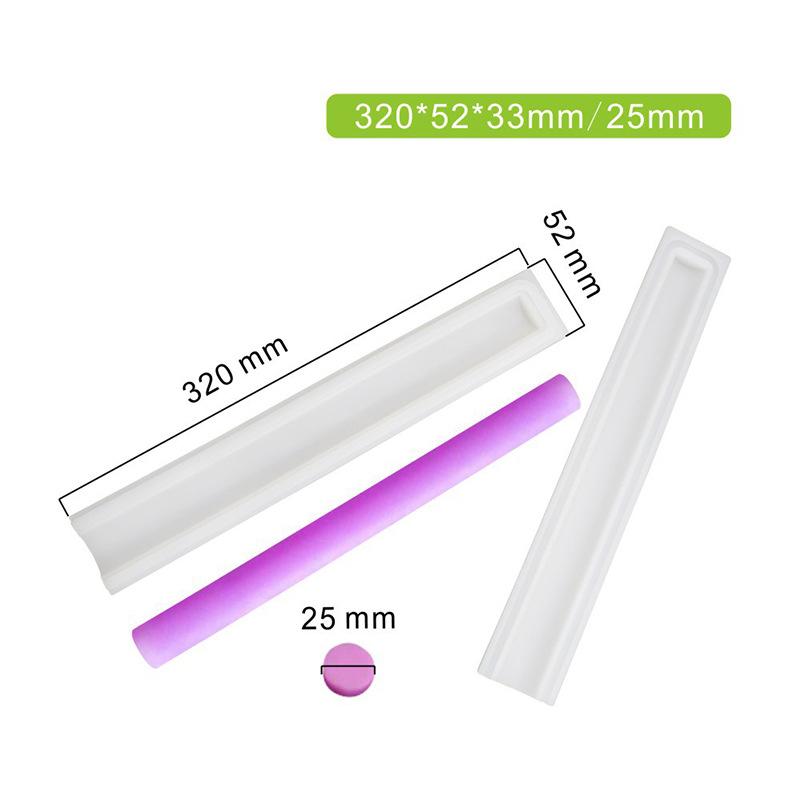 

Трубчатая форма для выпечки, столбчатая форма для мусса, торта, форма для шоколада, силиконовая форма для мыла, форма для свечей, ароматерапии Round