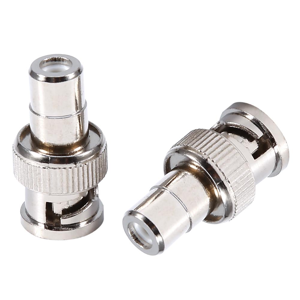 10 Stück BNC Stecker auf AV Cinch Buchse Adapter Stecker für CCTV-System
