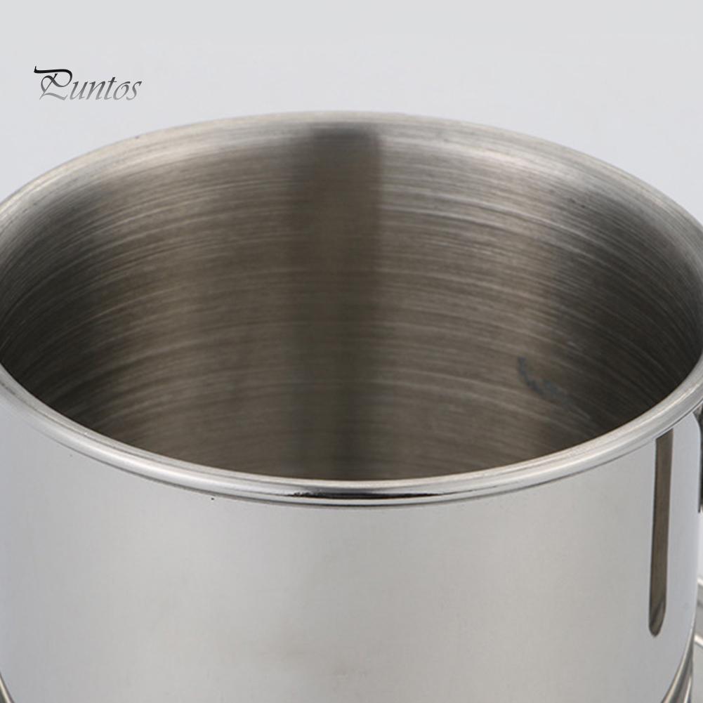 Cana Filtru Cafea Vietnameză din Oțel Inoxidabil, Preparator prin Picurare, Infuzor, Vas cu Mâner