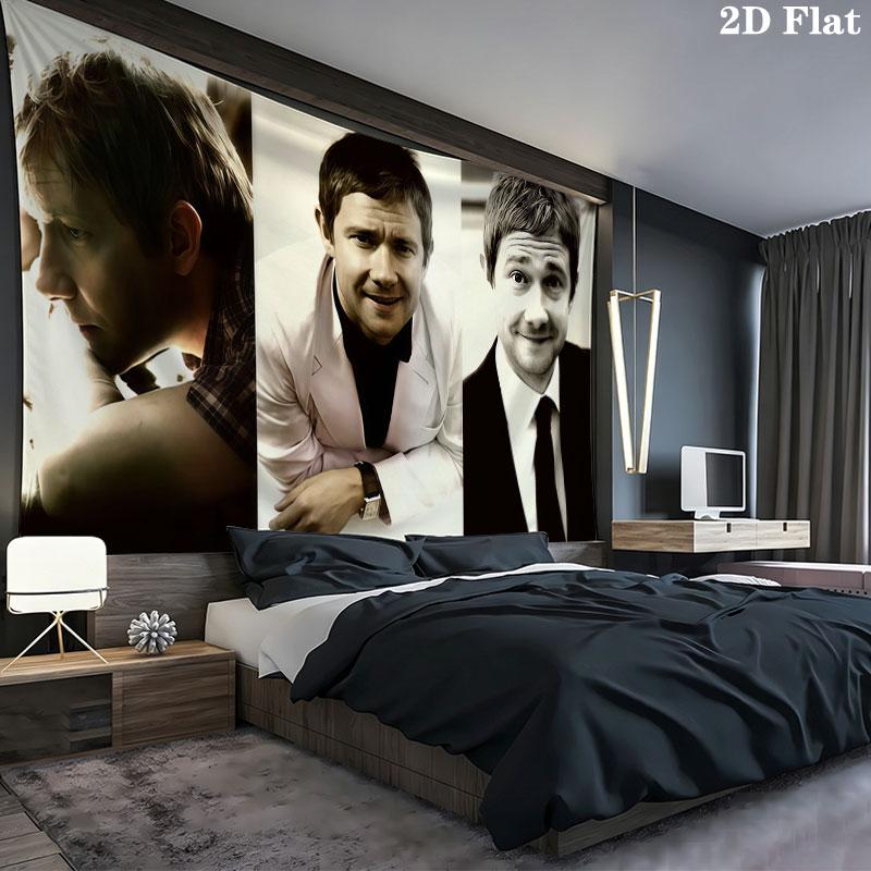 John Watson Wall Tapestry, Aesthetic Printed Fabric Blanket, Suitable for Bedroom, Living Room, and Home Decor.