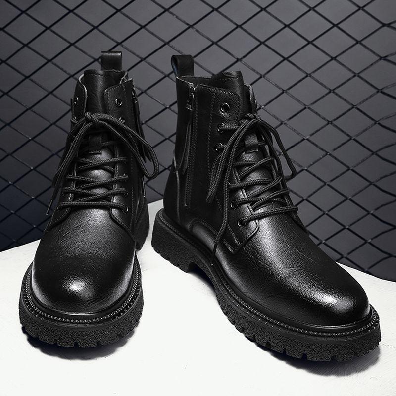 Popular Leather Martin Boots Men's Boots Motorcycle Boots