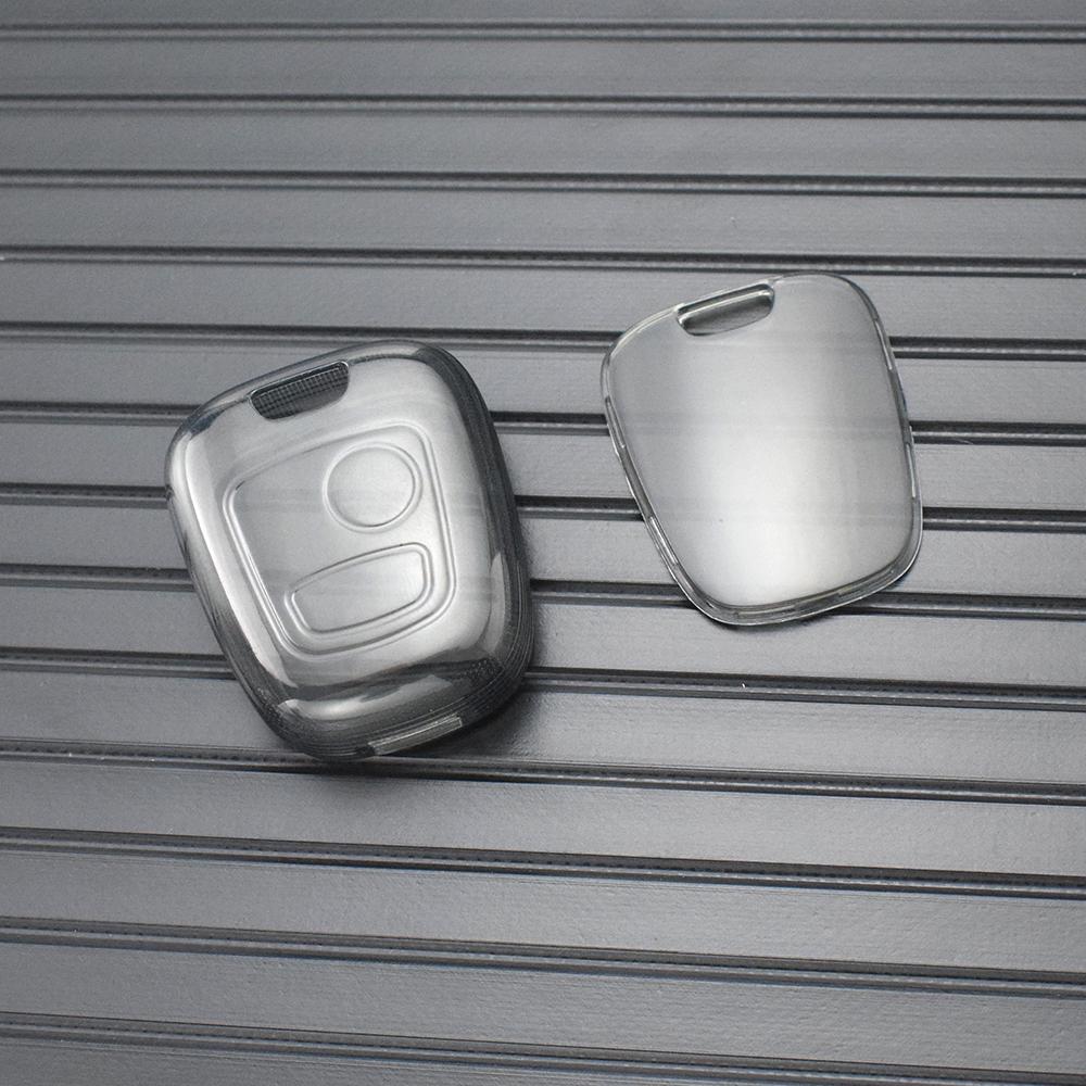 Auto For Citroen C1 C4 Shell Fob Protector For Peugeot 106 107 206 207 306 307 406 407 Transparent TPU Car Remote Key Case Cover Accessories