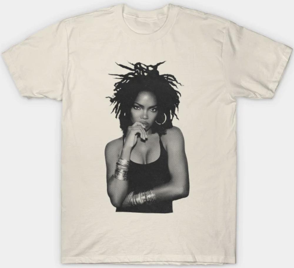 Lauryn Hill Short Sleeve  Adult Small-3XL XXXL Beige Unisex T-Shirt XXXL