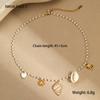 GEMCHIC Women's Baroque Pearl Stainless Steel Necklace Fashion Geometric Design