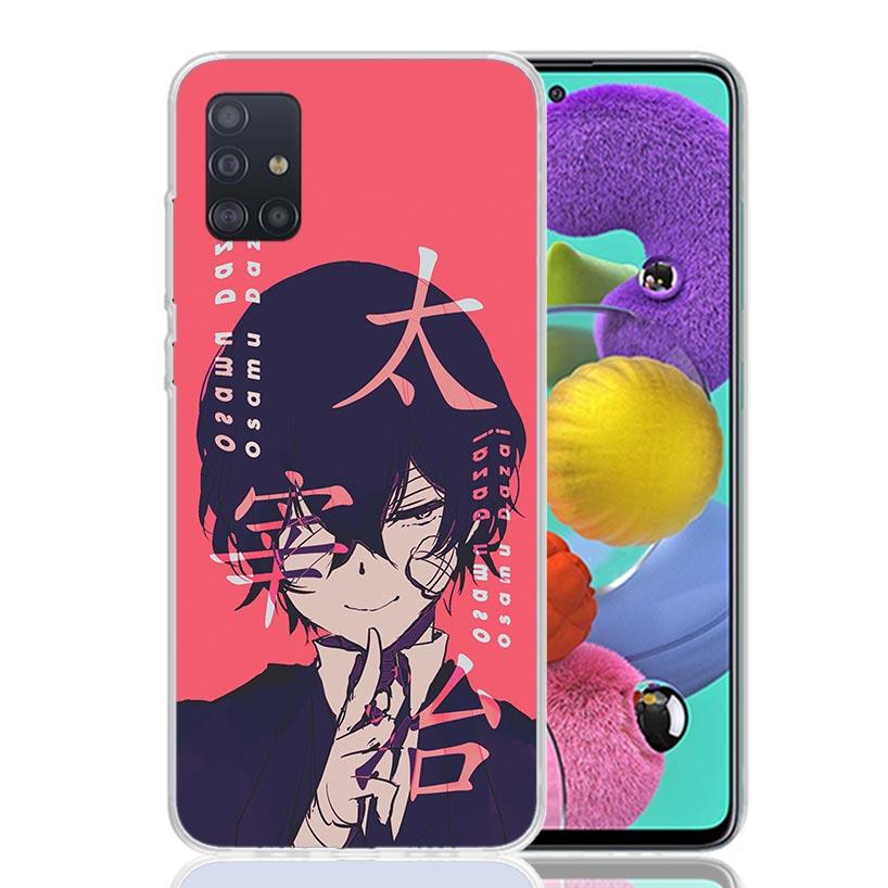 Bungo Stray Dogs Dazai Phone Case For Samsung Galaxy A52 A32 A22 A12 A02S A50S A30S A51 A31 AA71 Note 20 Ultra 10 S10 Plus Galax