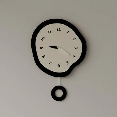 Nordic Minimalist Silent Wall Clock Creative Smple Living Room Decoration Restaurant Wall Clock Art Personality Clocks