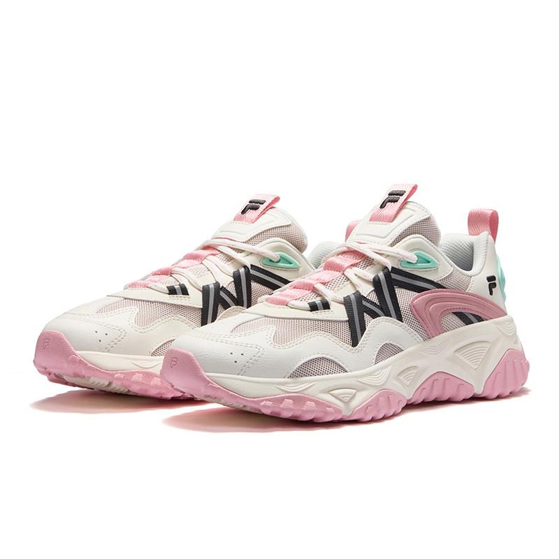 Fila Fusion Freeroam Casual Shoes Comfortable Versatile Low-Top Women Sneaker Pink White T12W521511FGS