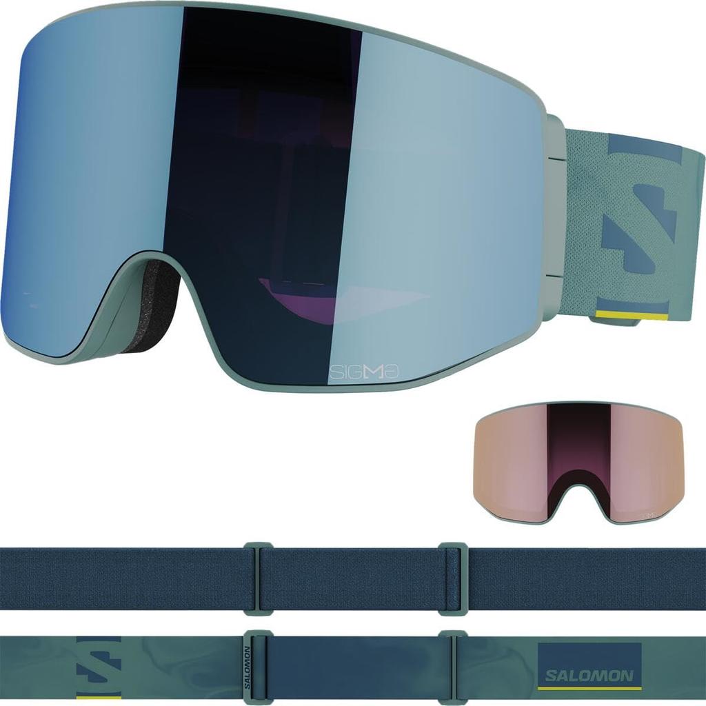 Salomon SENTRY PRIME SIGMA +1 LENS Ski/Snowboard Goggles (2024-2025 Model, Unisex, L47249100 NS)