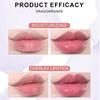 6Pcs Fresh Fruit Roll-On Lip Balm Moisturizing Clear Transparent Lip Oil Long Lasting Hydrating Lip Gloss Woman Makeup Cosmetics