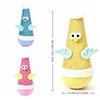 Cartoon Cat Tumbler Wobbler Toy Chicken Shaped Self-Balancing Cat Toy  Exercise Pet Toy
