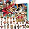 Charming One Piece Luffy Pvc Figurine Blind Box Advent Calendar Gift For Kids