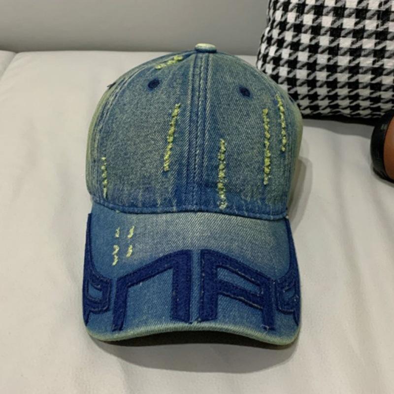 Popular Big Head Circumference Baseball Cap, Sunshade, Sunscreen, Face Small Letter Hat, Cowgirl Deep Top Cap New