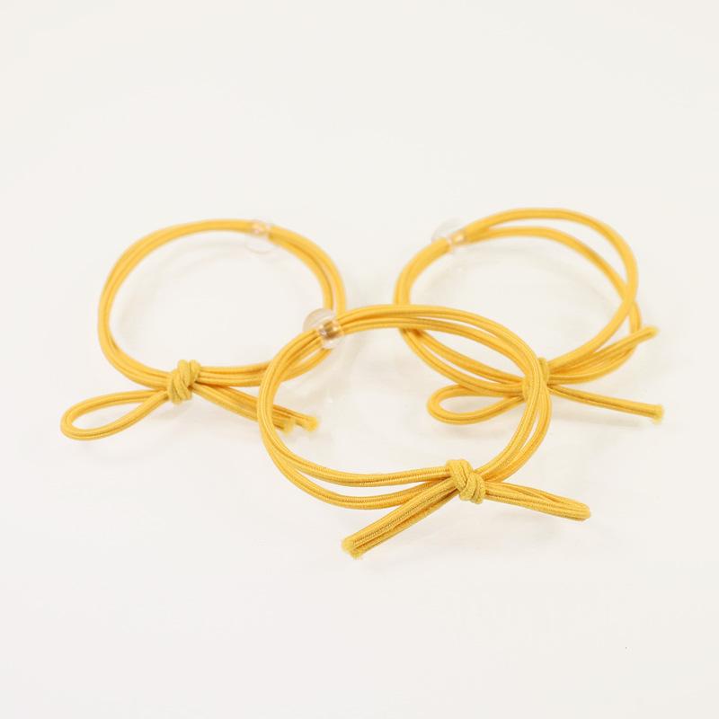 

Adult high elastic two-in-one hair band, bow DIY headrope work in progress jewelry accessories batch, a bundle of 100 pcs жёлтый