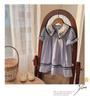 2026 Summer Girls' Princess Dress: French Embroidery with Lace Puff Sleeves and Doll Collar