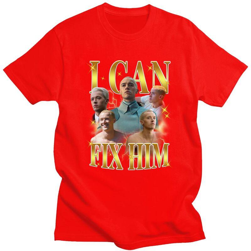 Custom Coriolanus Snow I Can Fix Him Hunger Games T Shirt Men Cotton Tees Tshirt Short Sleeve Summer Tshirt Clothing S