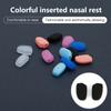 5Pair Color Anti-Slip Silicone Nose Pads For Eyeglasses Glasses Frame Plug-In Nose Pad Eyewear Accessories