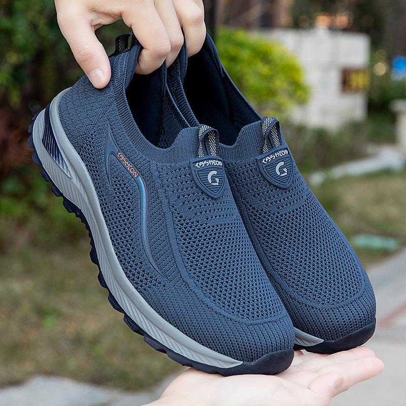 Mom's Spring/Summer 2025 Soft Sole Walking Shoes - Slip-On Comfort for Middle-Aged & Elderly Women