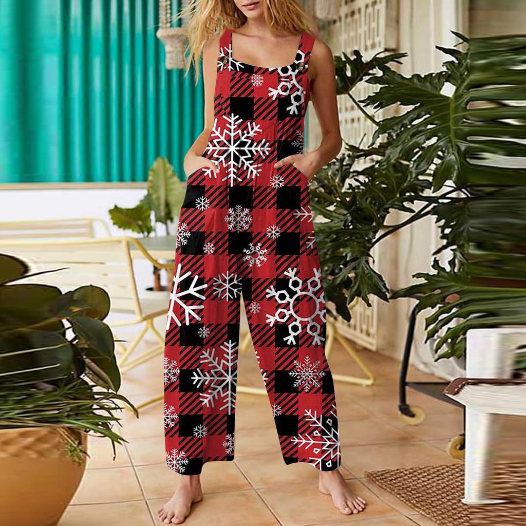 Bayan Casual Tulum Tulumlar Ayarlanabilir Askılar Kolsuz Yaz Cepli Sevimli Rahat Tulum