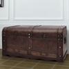 Day and Night - Day and Night Large Black Wooden Storage Trunk