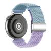 For Huawei Watch GT 4 41mm Universal 18mm Watch Strap Woven Wrist Band with Silver Magnetic Buckle
