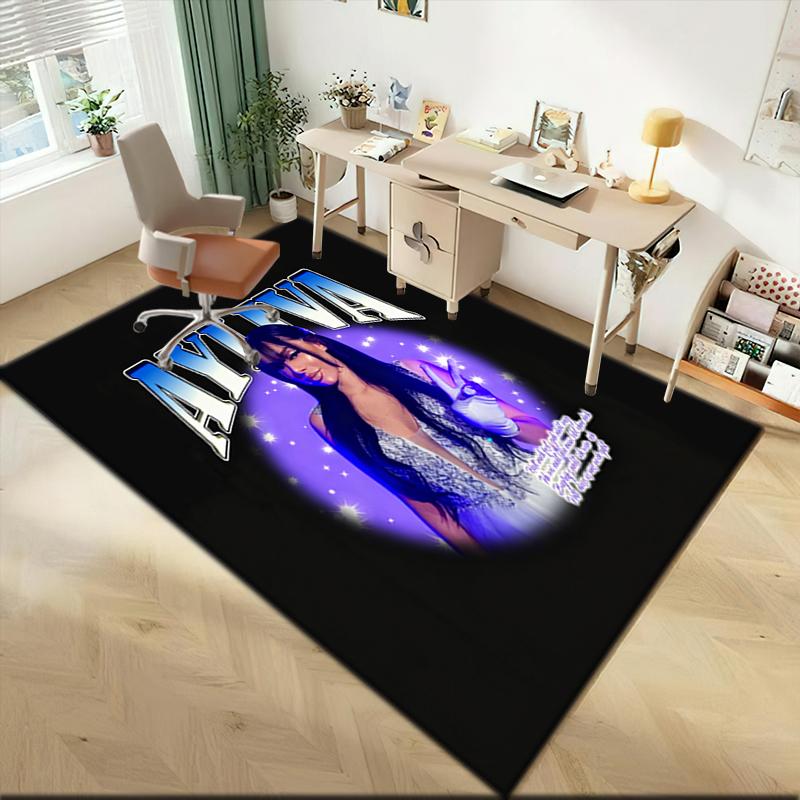 1pc Ayliva, the sweet singer Carpet Rug for Living Room Bedroom Home Sofa Decoration,Kids play Non-slip Floor Mat