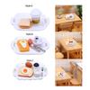 1:12 Dollhouse Miniature Breakfast Set Breakfast Bread Egg Set for Decor