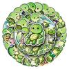 10/30/50pcs Cute Funny Green Turtle Cartoon Stickers Kawaii Animal Graffiti Sticker Notebook Water Bottle Phone Decals Toy Gift
