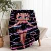 Betty Boop Print Blanket - Soft & Comfortable, for Bedroom, Travel, Sofa, Home Decoration - Birthday Christmas Gift for Friend