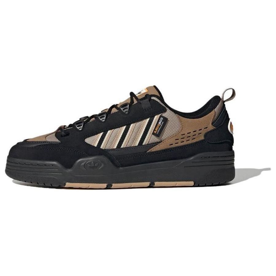 Adidas Originals Adi2000 Fabric Comfortable Versatile Durable Low-Top Skate Shoes Unisex Sneakers Black Yellow ID2097