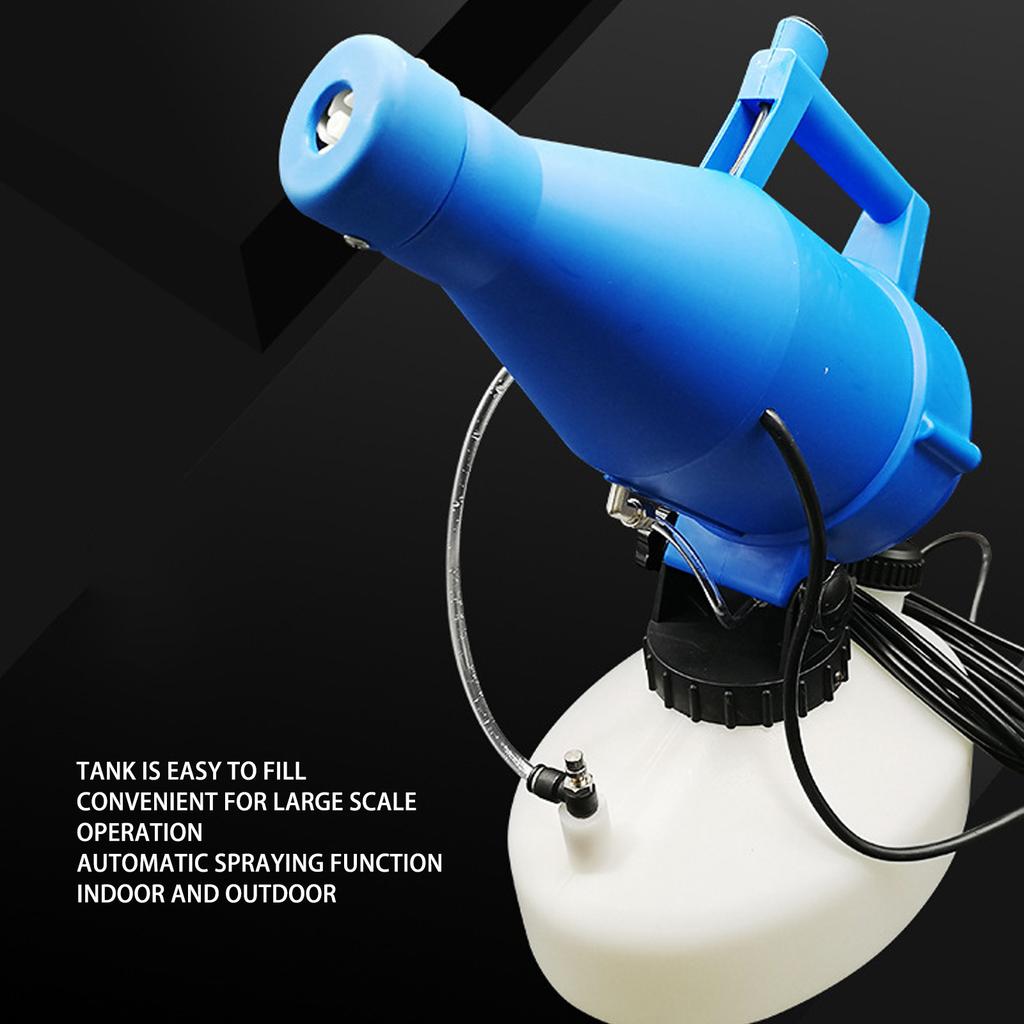 Electric ULV Portable Fogger 1.2 Gallon Automatic Spraying Electric ULV Portable Sprayer for Pest Control