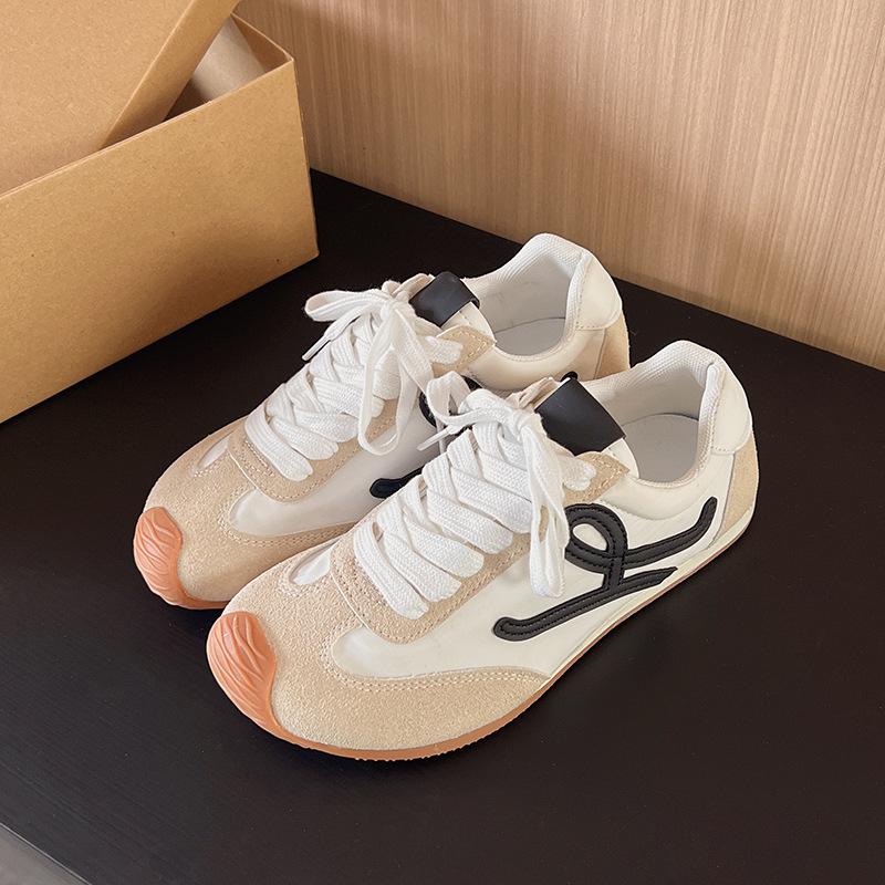 Dexun Shoes Women's Spring 2025 New Thick-soled Heightening Casual Sports Shoes Lightweight Forrest Gump Shoes Single Shoes Running Shoes