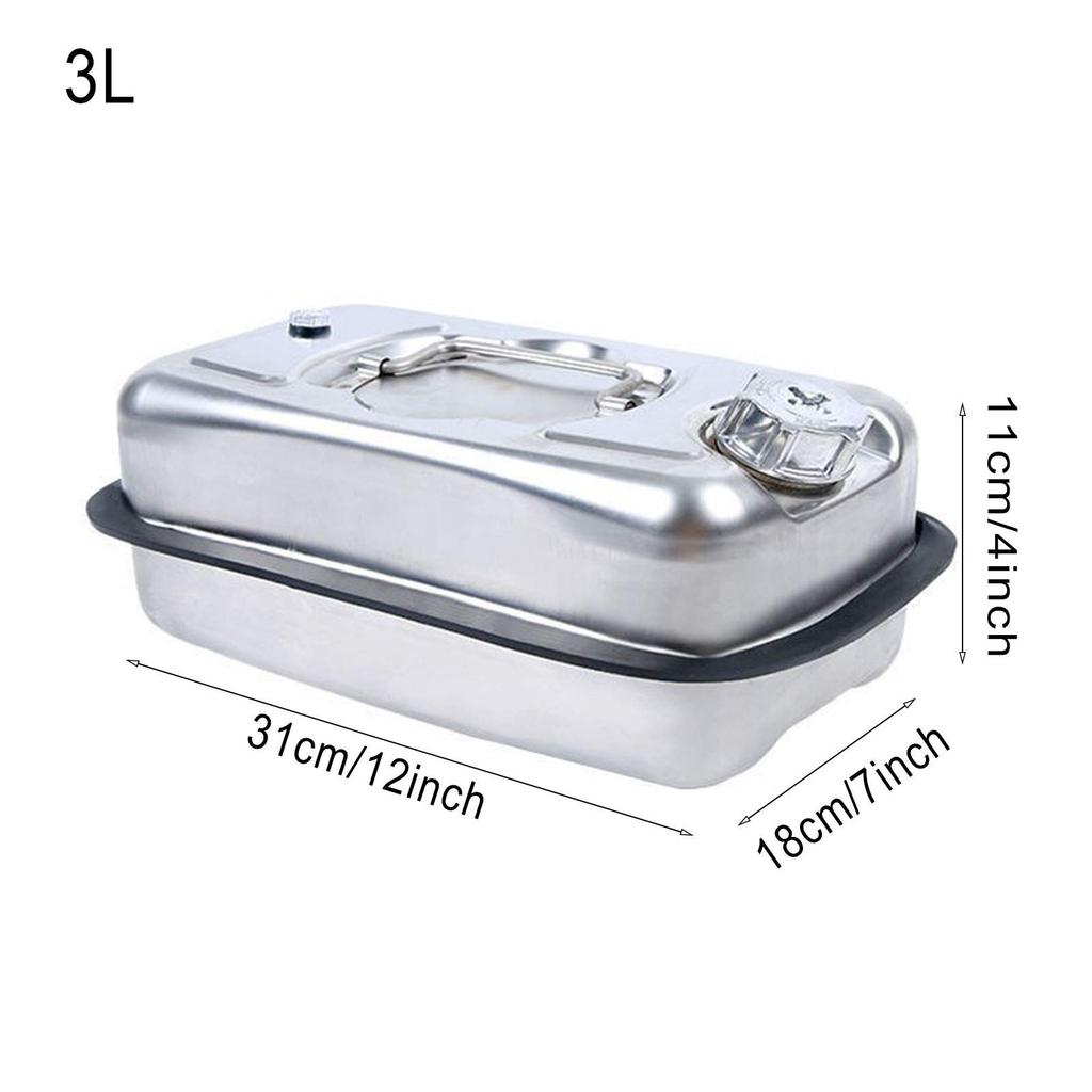 304 Stainless Steel Gasoline , 3L/5L Gasoline Carrying , Portable Jerry , Easy To