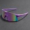 Oversized Sports Goggle Men  Wrapped Round Anti-UV Riding Sunglasses Women Mirror Protective Outdoor Cycling Shades