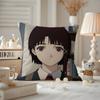 Anime EExperiments LLain Cushion Cover Antidustmite Pillowcase Invisible zipper silky short plush Sofa cushion cover