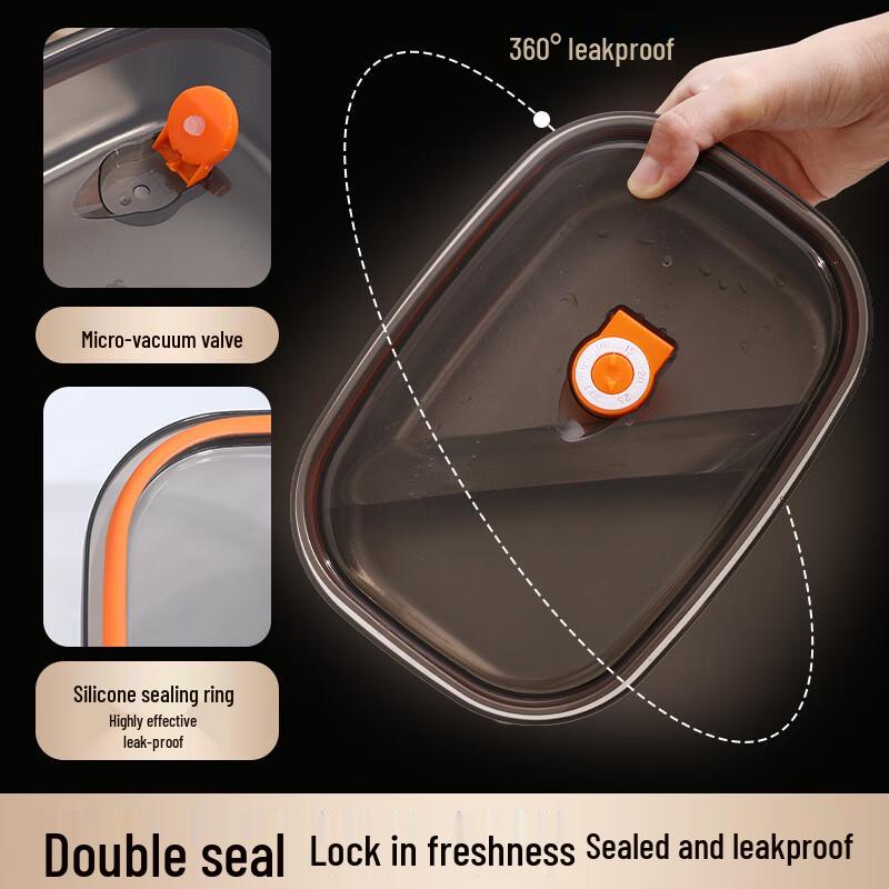 304 Stainless Steel Single-Layer Lunch Box