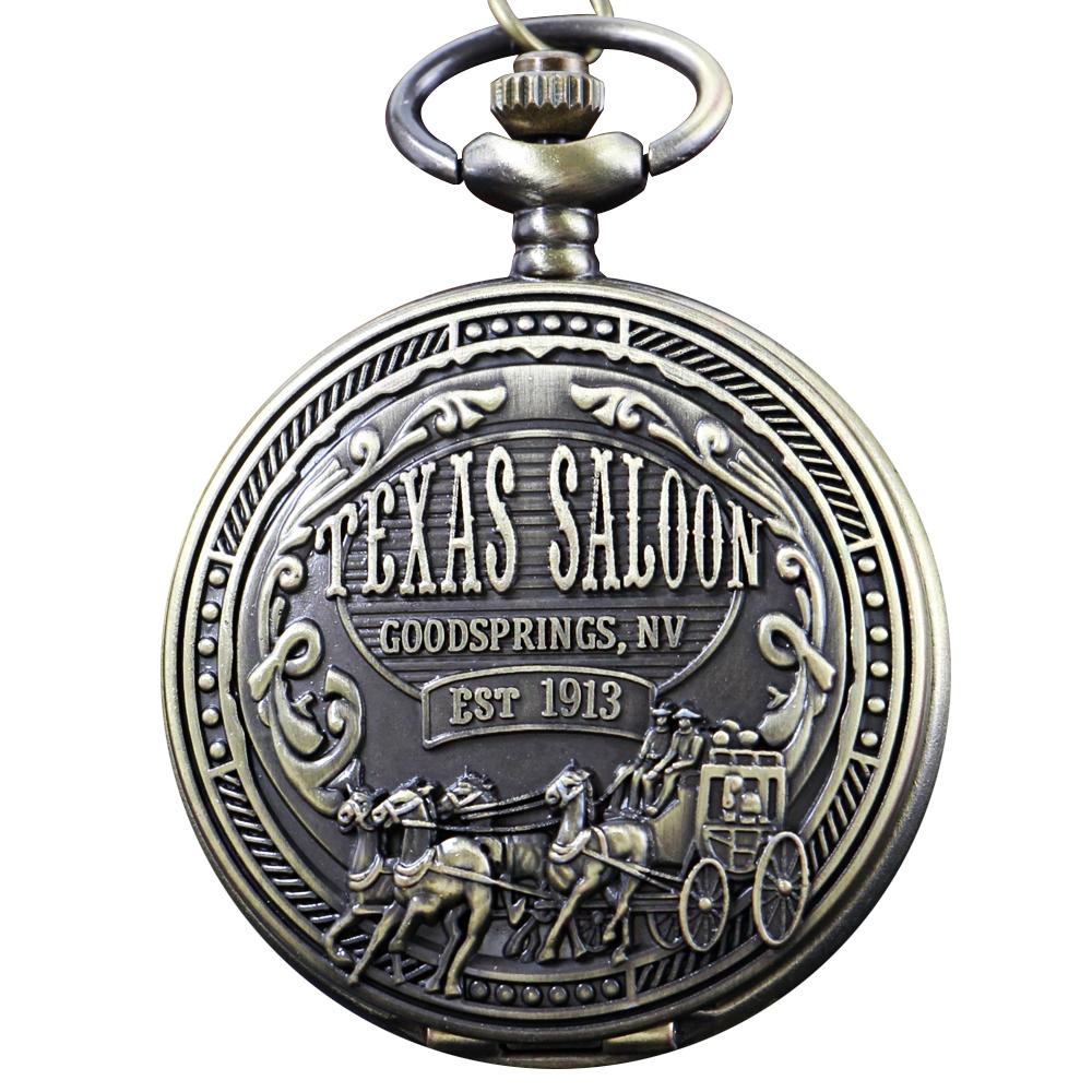

1913 Western Cowboy Carriage Badge Men s and Women s Quartz Pocket Watch Fashion Best Festival Gift Student Clock