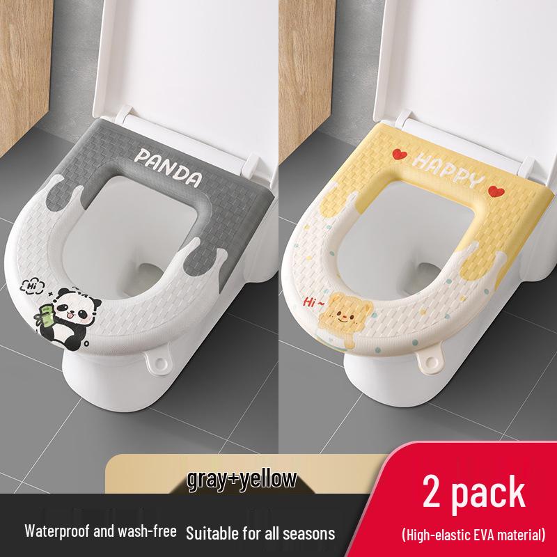 Universal Waterproof Washable Toilet Seat Cushion for All Seasons - 2024