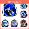 Sonic Hedgehog Lunch Box Bag Stylish Shoulder Bag For Kids Adults Large Capacity Travel Bag