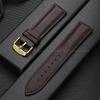 12/13/14/15/16/1718/19/20/21/22/23/24mm Universal Replacement Wristwatch Band Black Brown Ultra-thin Watch Strap for Men Women