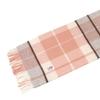 RECLOW RECLOW LAND 100% Cashmere Check Muffler Pink