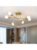 Nordic Minimalist White Gold Ceiling Lamp Suitable for Bedroom Living Room Dining Table Pendant Light Fixture Ceiling Chandelier
