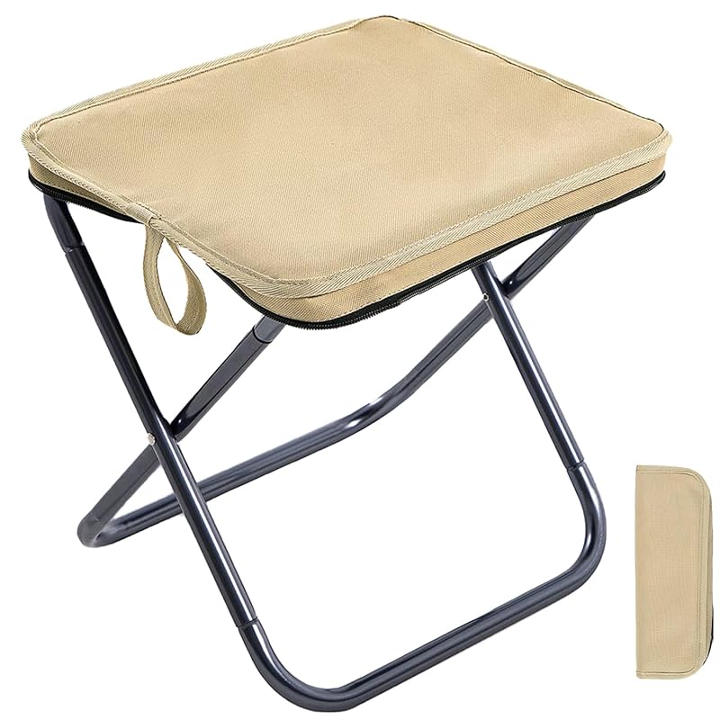 

[Lightweight/Compact] Folding chair folding chair lightweight compact Load capacity Easy storage carry Sports day change barbecue mountain climbing