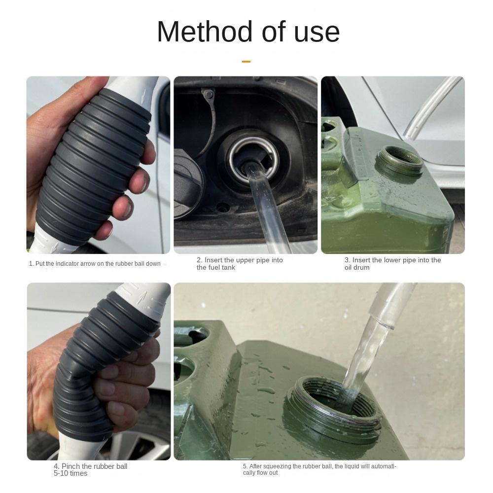 Large Flow Hand Fuel Pump Syphon Fuel Saver Oil Transfer Car Fuel Tank Sucker  for Gas Gasoline