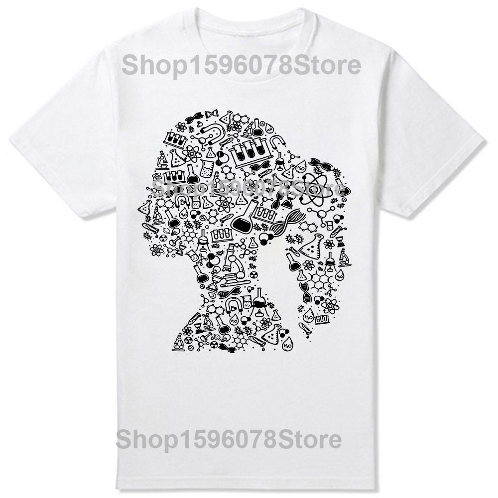 Woman in Science Chemistry Student Biologist Chemist TShirt Summer Men Clothing Fashion Cotton Short Sleeve Loose T Shirt Tops S