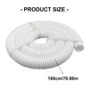 Pool Filter Hose Swimming Pool Maintenance Part Pool Repair Hose Plastic Texture Suitable for Improved Water Quality