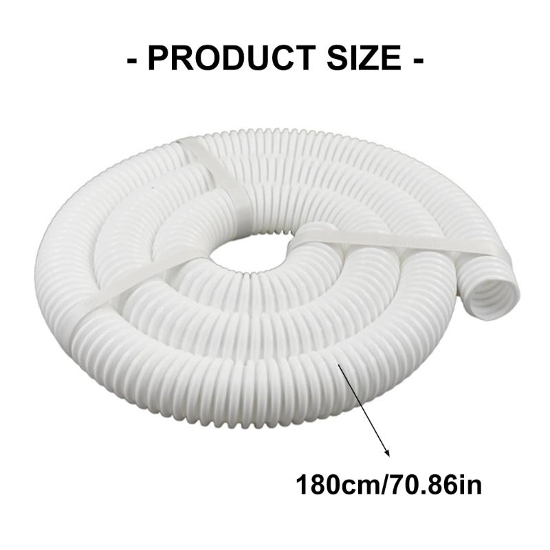 Pool Filter Hose Swimming Pool Maintenance Part Pool Repair Hose Plastic Texture Suitable for Improved Water Quality